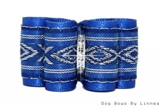 Royal Blue Silver Diamond X