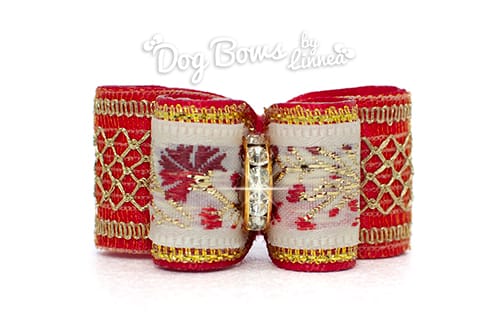 Spring Flower Gold Red